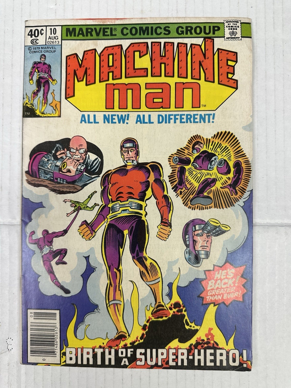 Machine Man #10 (Marvel Comics August 1979) Birth Of A Superhero