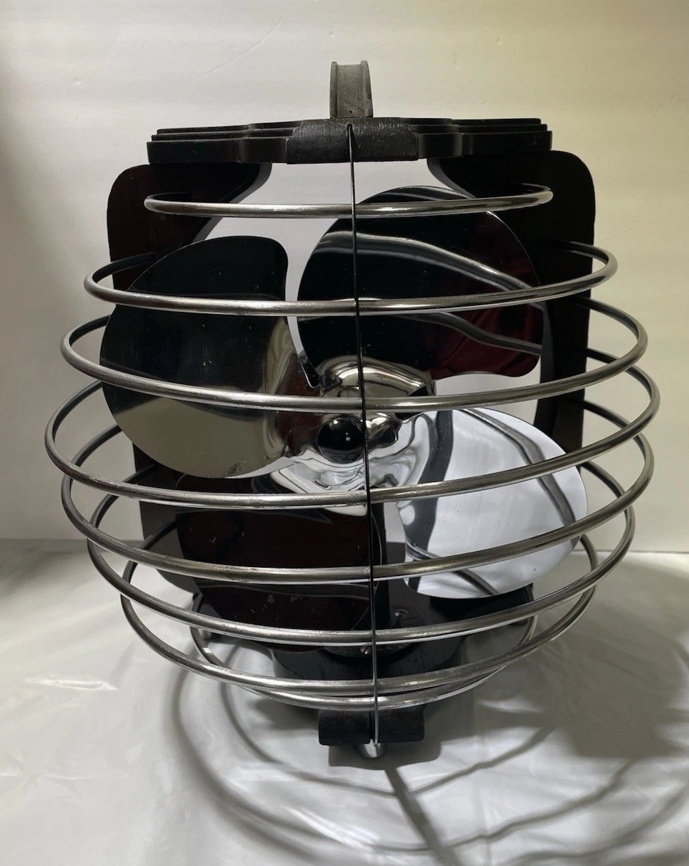 Rare 1930s Royal Rochester Maltese Falcon Pedestal Fan WORKS Whisper Quiet