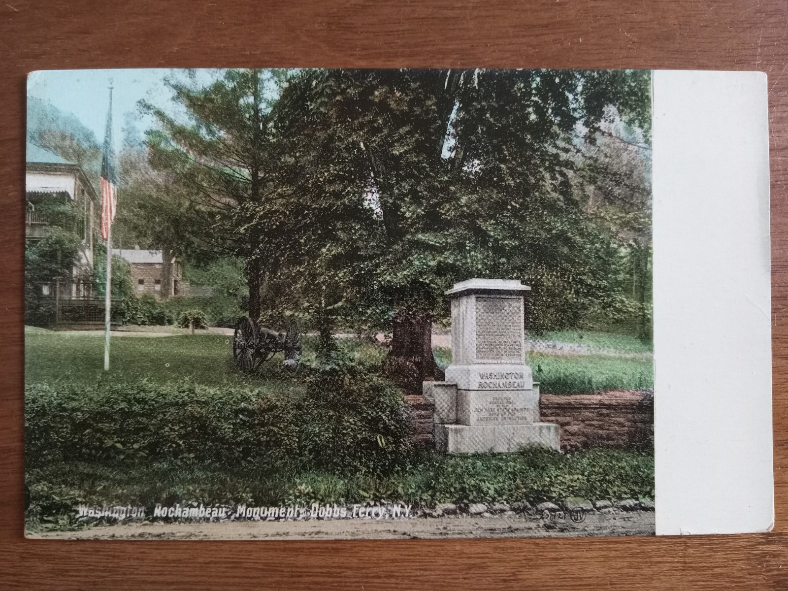 c1912 Washington Rochambeau Monument, Dobbs Ferry, Westchester County, NY
