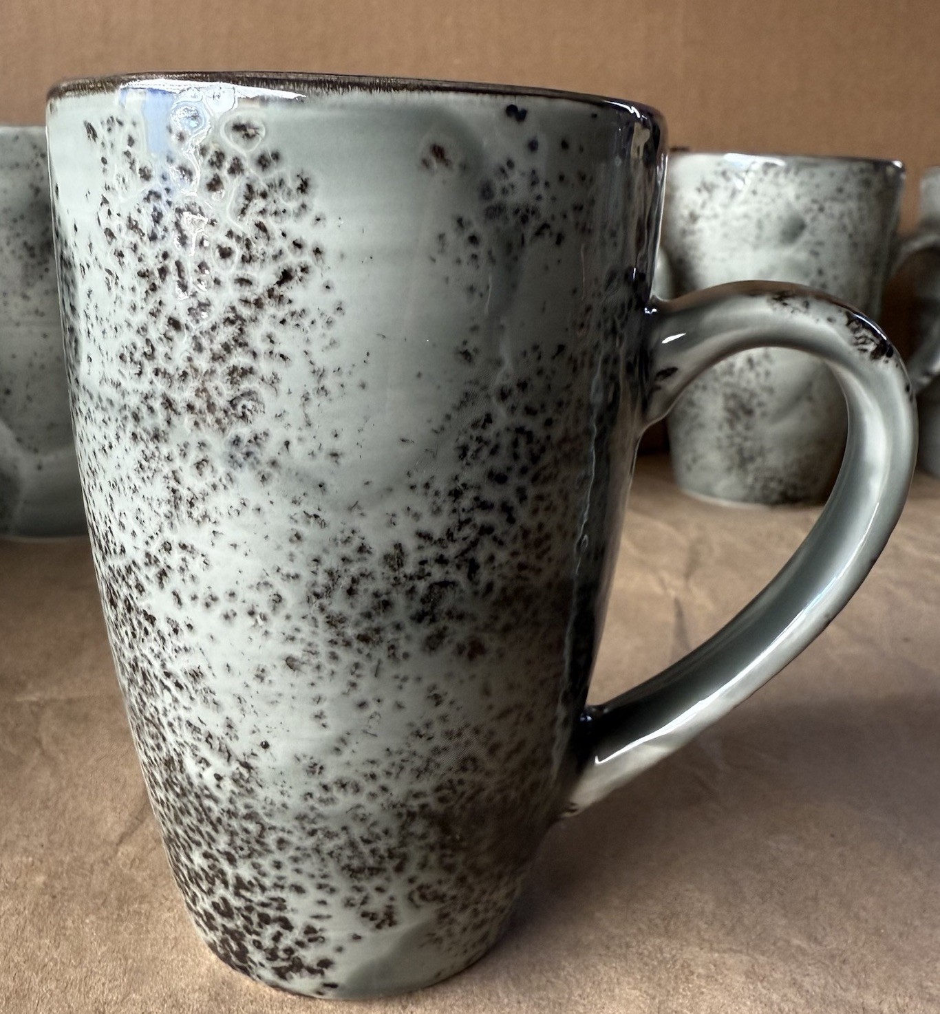Steelite International England Quench Coffee Cup Mug Urban Smoke  10oz 4 1/4”