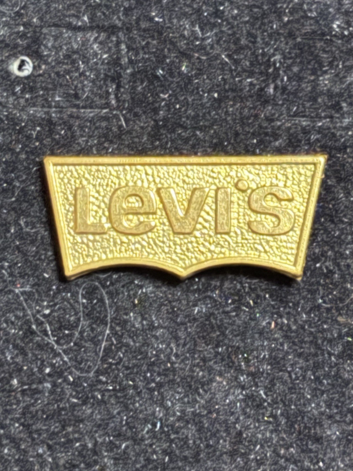 Vintage Levi’s 12K Gold-Filled & Employee Pin Bat Wing Logo VERY RARE