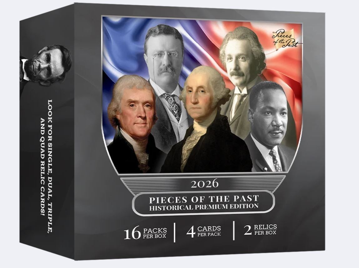 2026 Pieces of the Past Historical Premium Hobby Box. IN STOCK + Bonus Pack