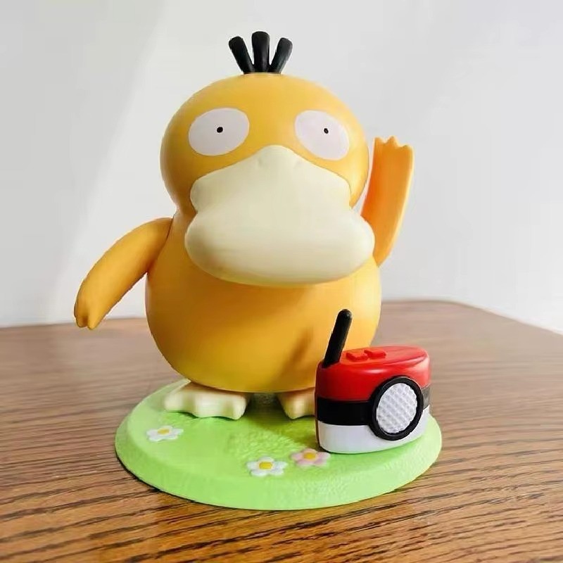 2023 Dancing Psyduck toy Duck square dance music box Action Figure Gift