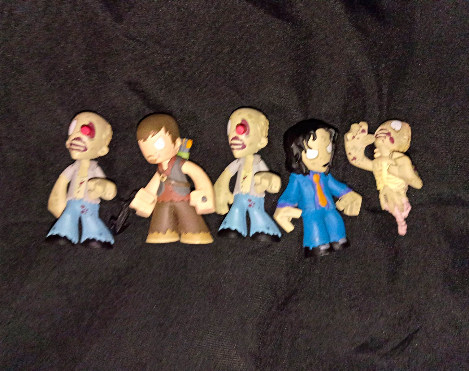 Funko Mystery Minis The Walking Dead Lot of 5