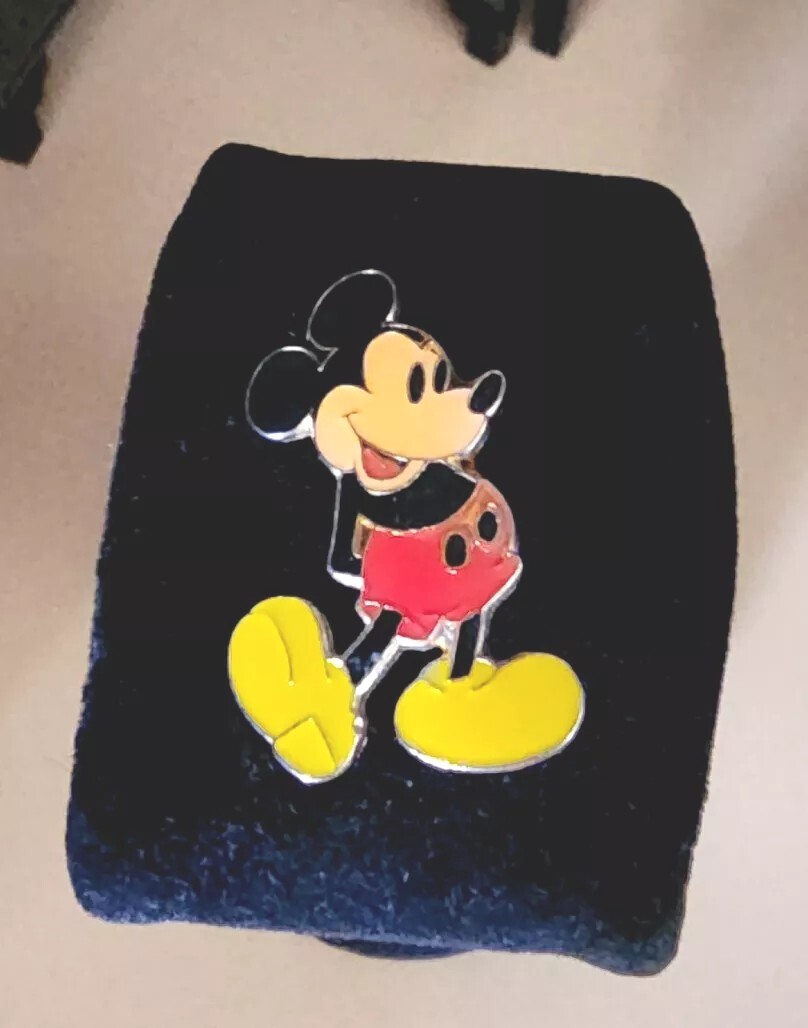 Vtg 1970s Mickey Mouse DISNEY COSRICH Pin Brooch Hands Behind Back 
