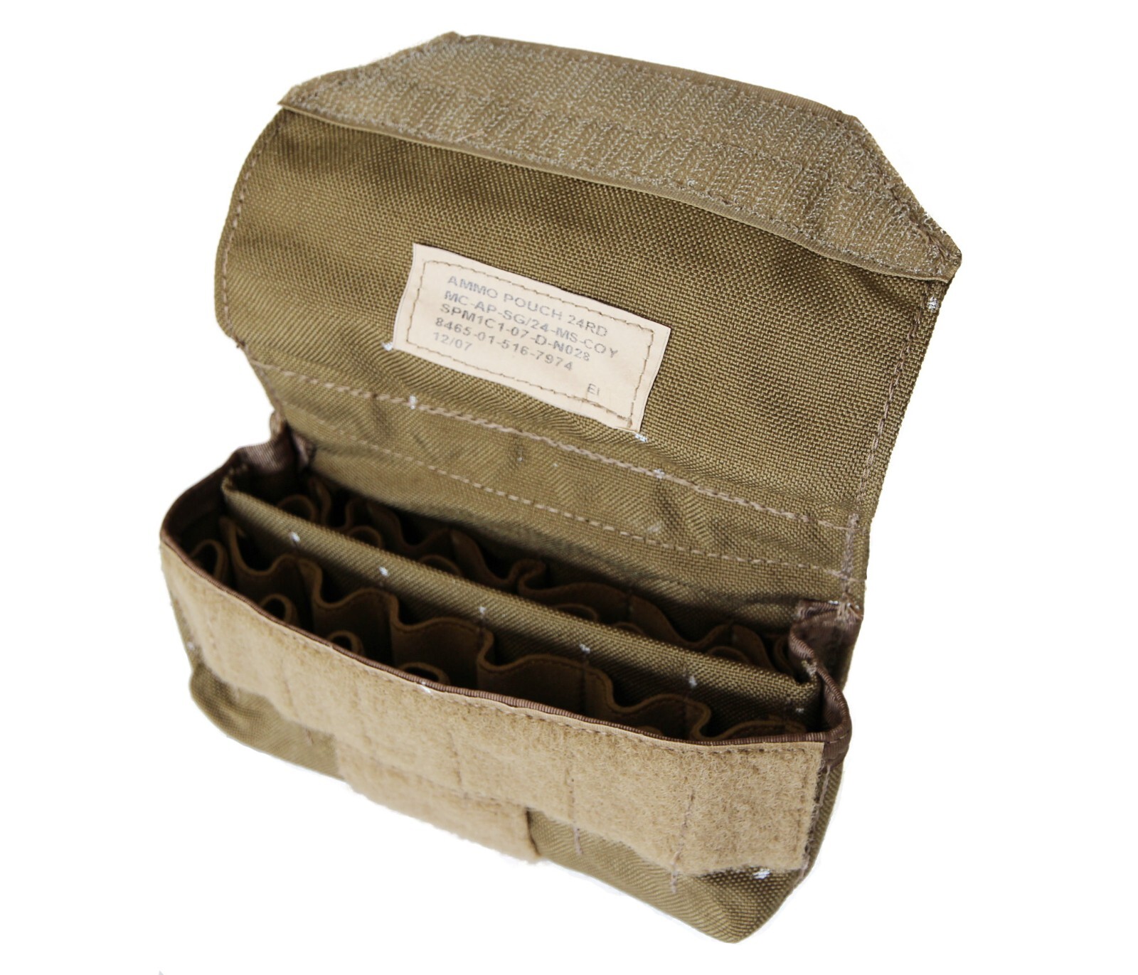 24 Round Military Clay Trap Skeet Shotgun Shell Cartridge Holder Ammo Mag Pouch