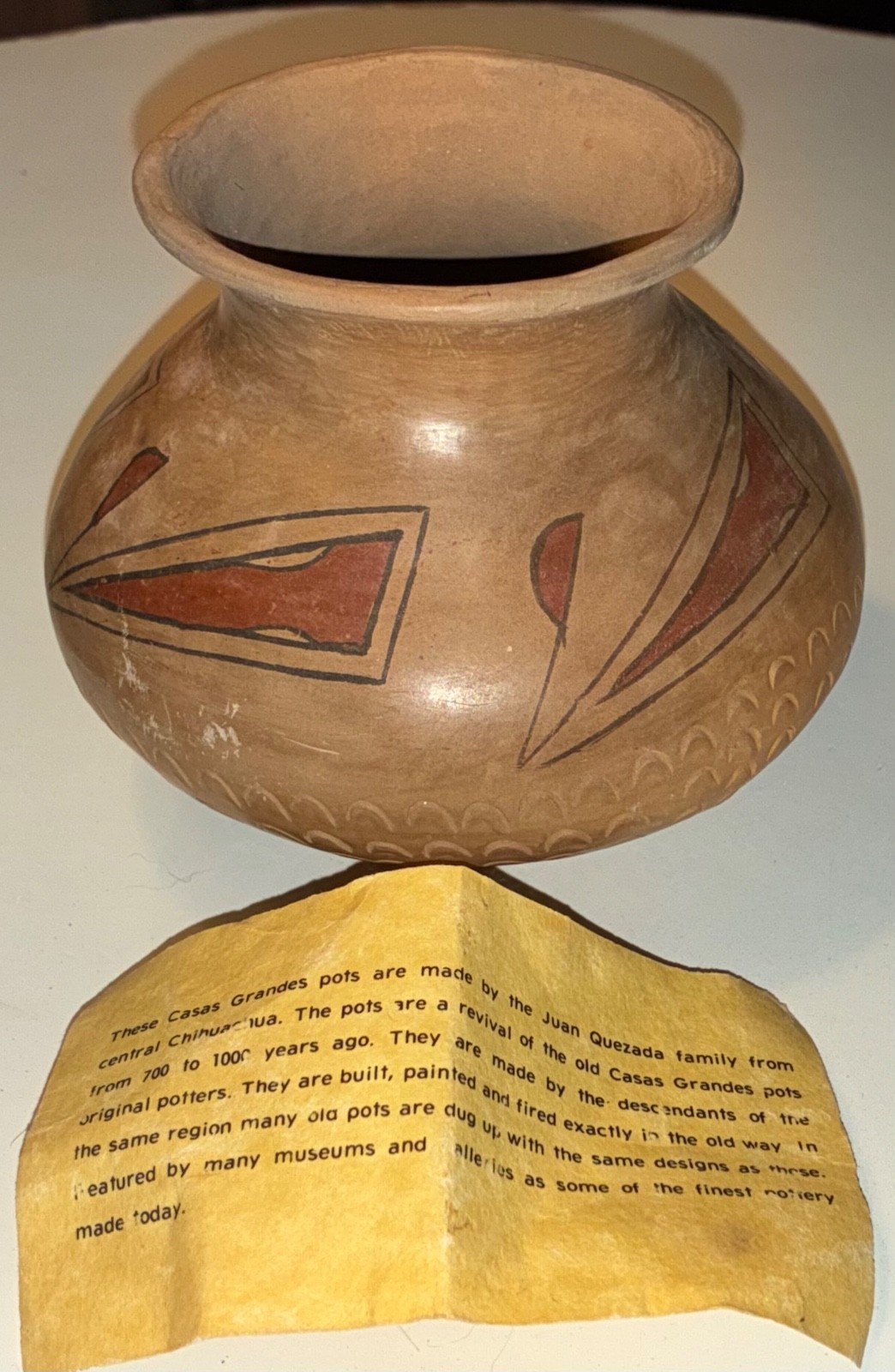 Vintage Mata Ortiz Casas Grandes Pottery by the QUEZADA Family From Chihuahua