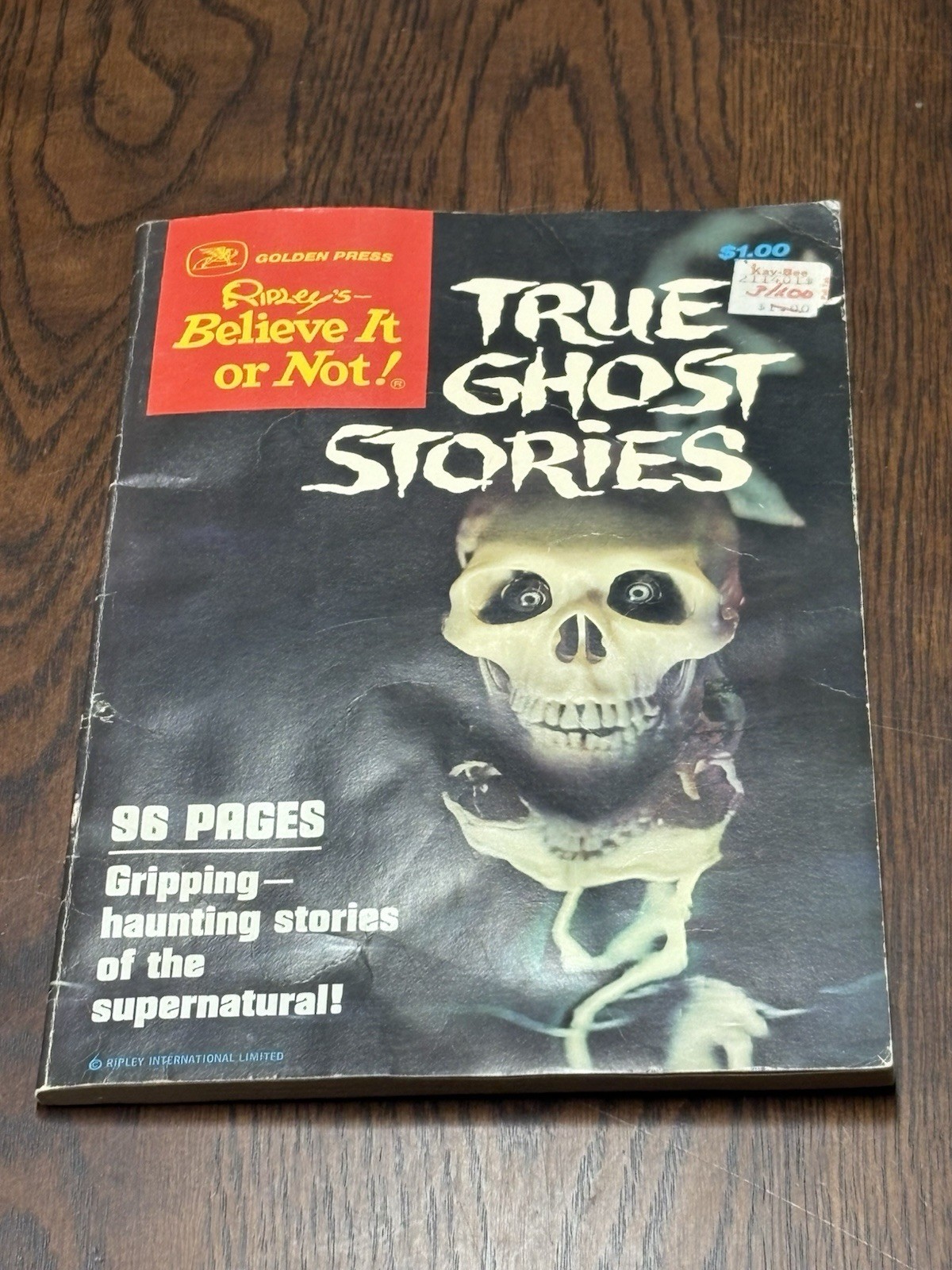 1979 Golden Press Ripley\'s Believe It or Not True Ghost Stories