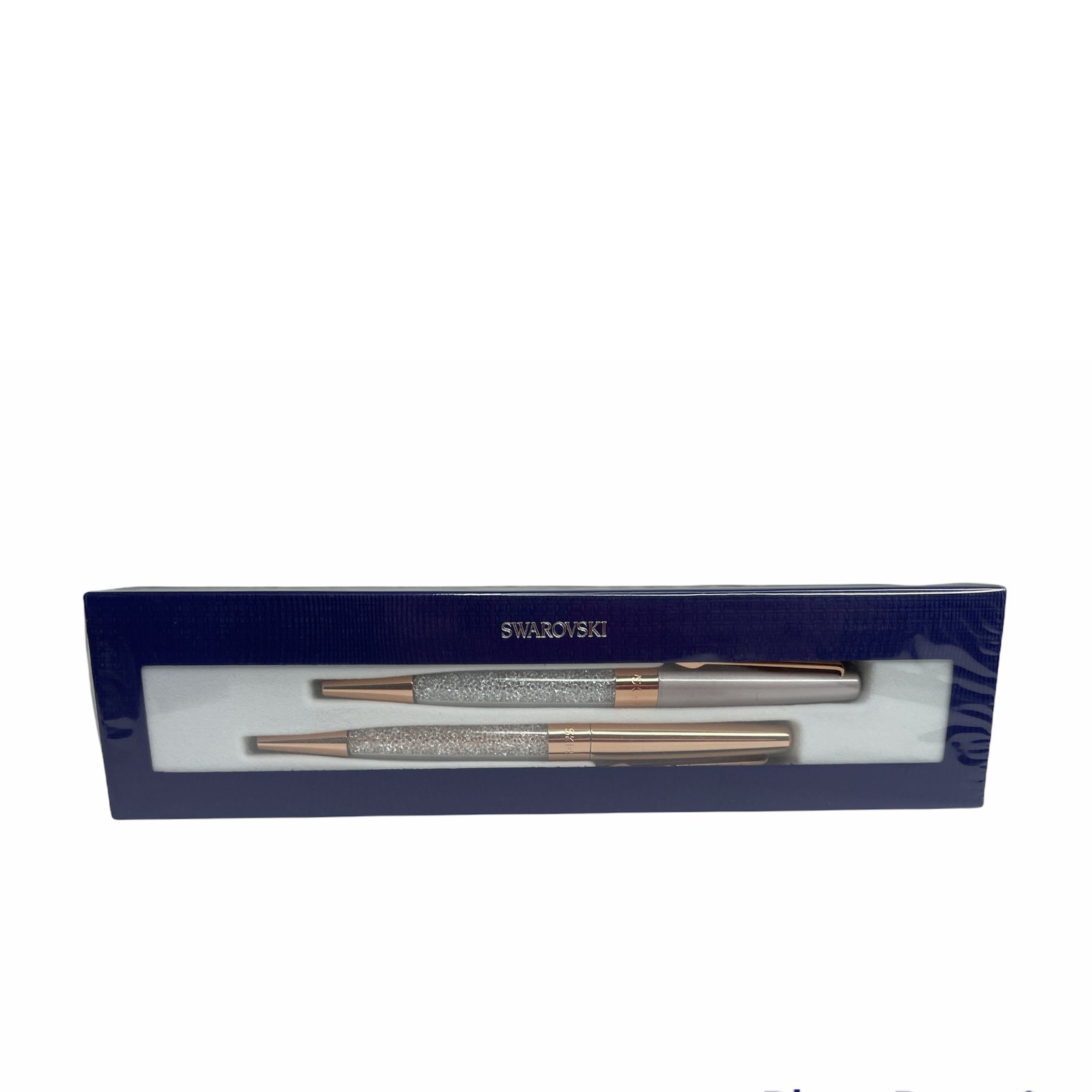 Swarovski Crystalline Ballpoint Rose Tone Pen Set