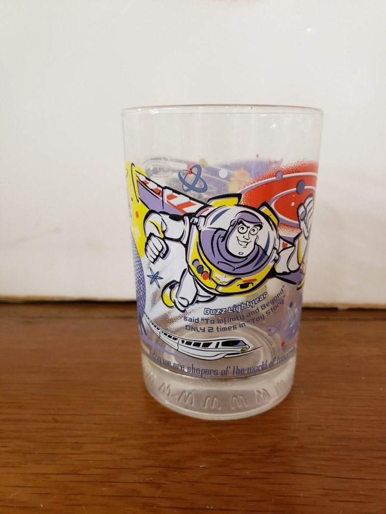 MCDONALDS DISNEY 100 YEARS OF MAGIC BUZZ LIGHTYEAR GLASS
