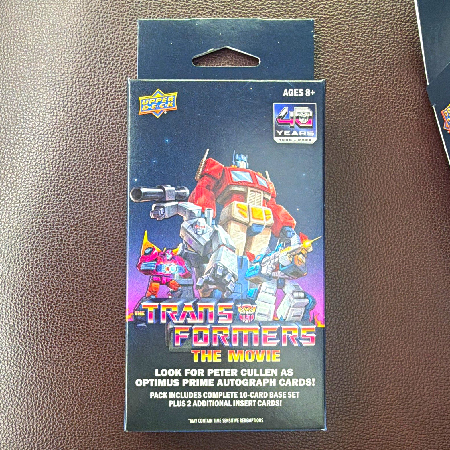 Upper Deck Transformers Special Edition 40th Anniversary Hanger Box Brand New Upper Deck Transformers Special Edition 40th Anniversary Hanger Box Brand New
