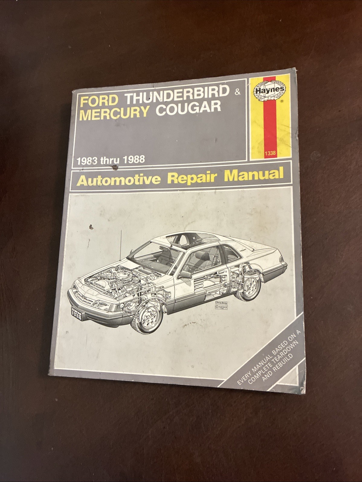 1983 - 1988 FORD THUNDERBIRD & MERCURY COUGAR HAYNES WORKSHOP REPAIR MANUAL