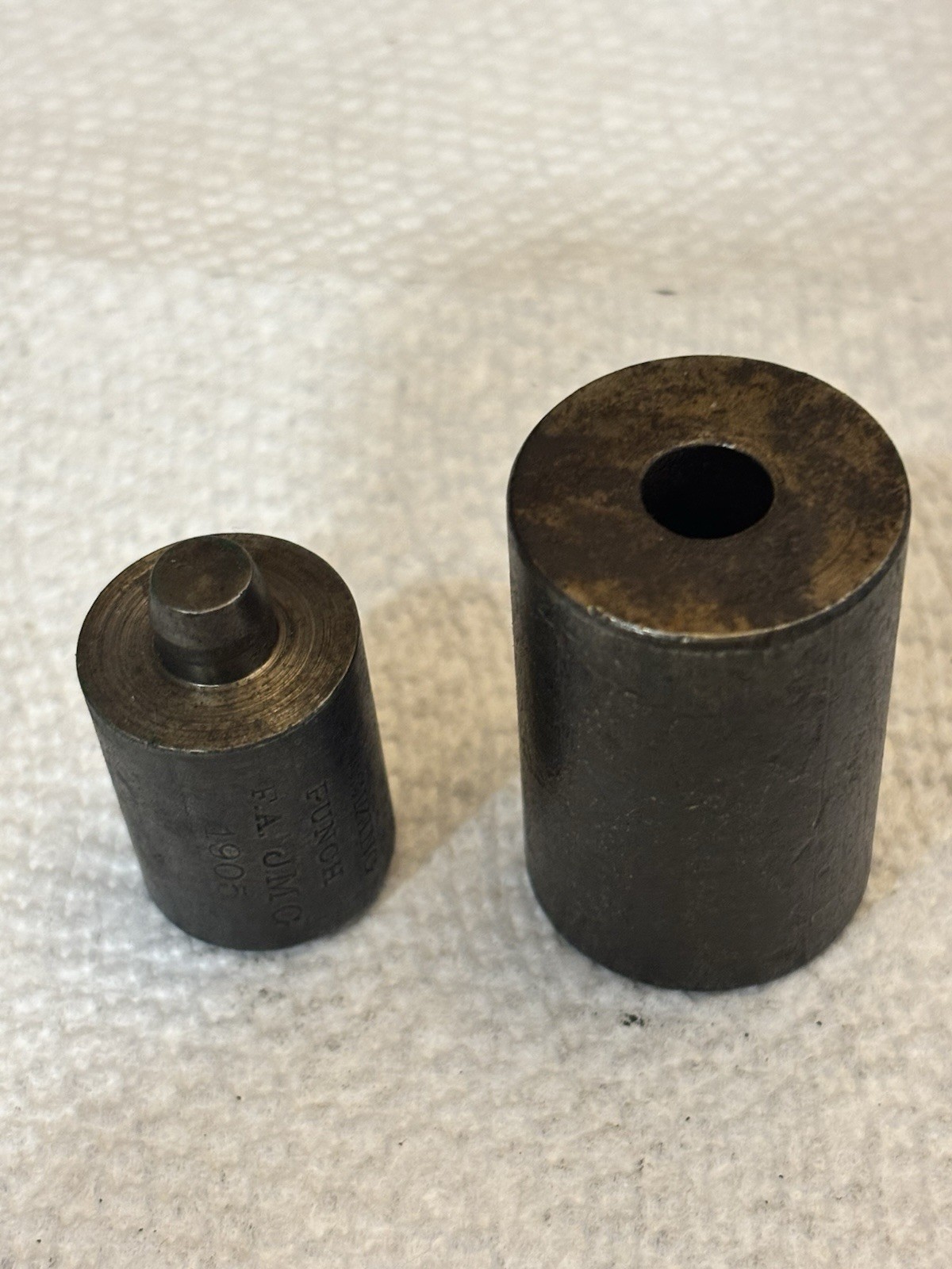 FRANKFORD ARSENAL FIELD RELOADING DECAPPING ANVIL & 1905 RESIZING PUNCH