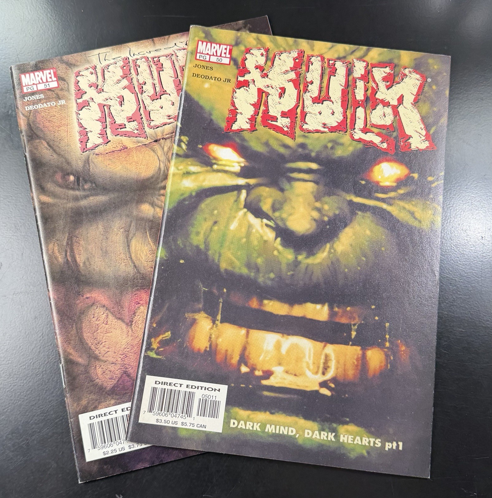 Incredible Hulk #50 & 51 Kaare Andrews 2 BOOK RUN Marvel Comics 2003 HIGH GRADE Incredible Hulk #50 & 51 Kaare Andrews 2 BOOK RUN Marvel Comics 2003 HIGH GRADE
