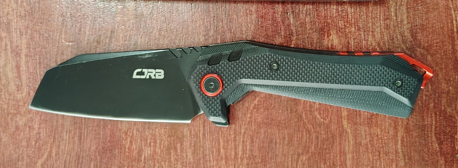 CJRB Cutlery Tigris Flipper Knife Custom Black G-10 Handle AR-RPM9 Blade CJRB Cutlery Tigris Flipper Knife Custom Black G-10 Handle AR-RPM9 Blade