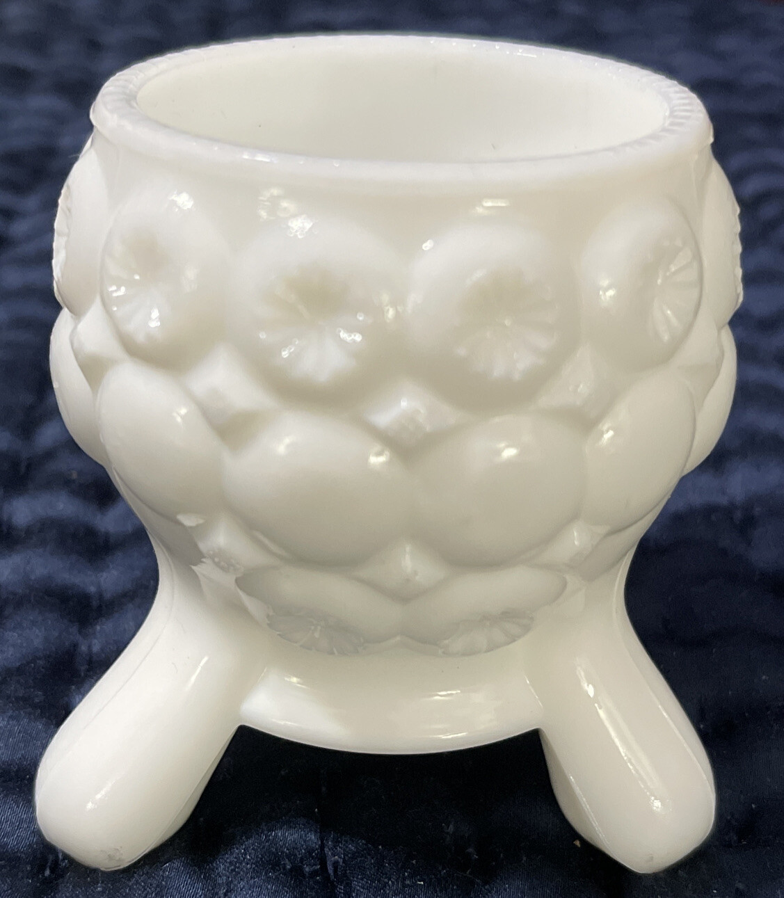 Vintage Kemple Milk Glass Candle Holder