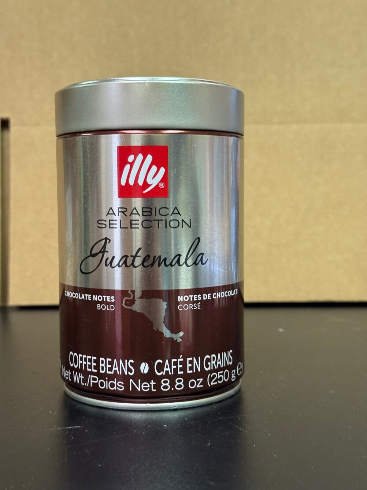 illy Arabica Selection Guatemala Bold Coffee Beans 8.8 oz Sealed Tin illy Arabica Selection Guatemala Bold Coffee Beans 8.8 oz Sealed Tin