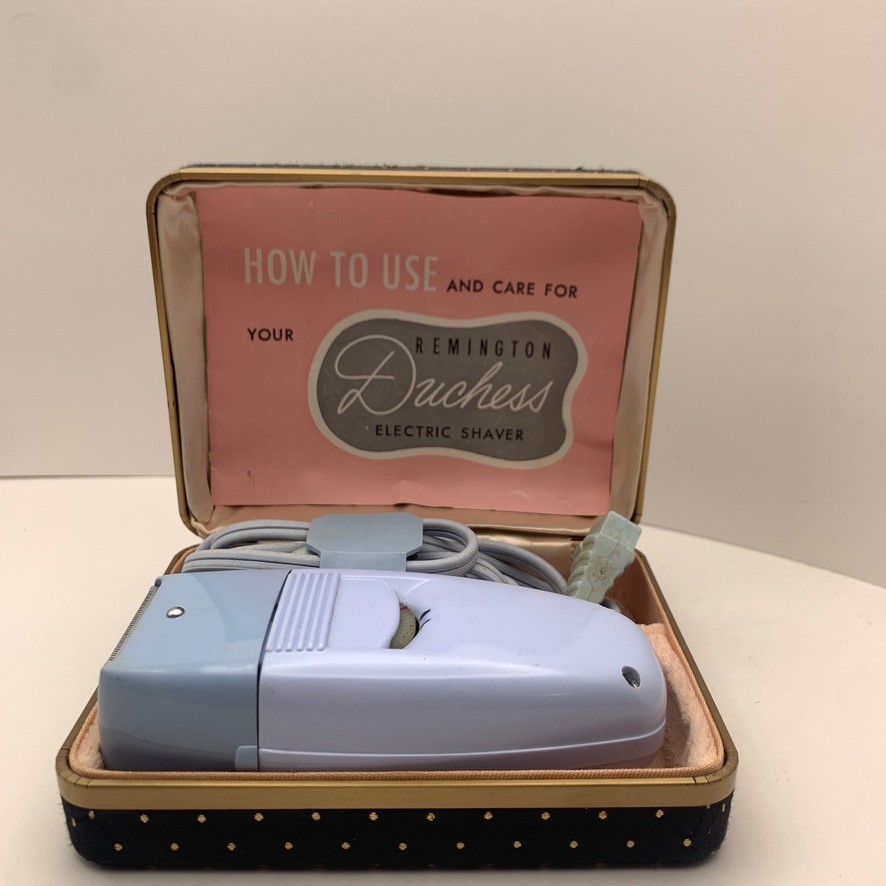 Vintage Remington Duchess Women\'s Blue Electric Shaver W/case Tested Vintage Remington Duchess Women\'s Blue Electric Shaver W/case Tested