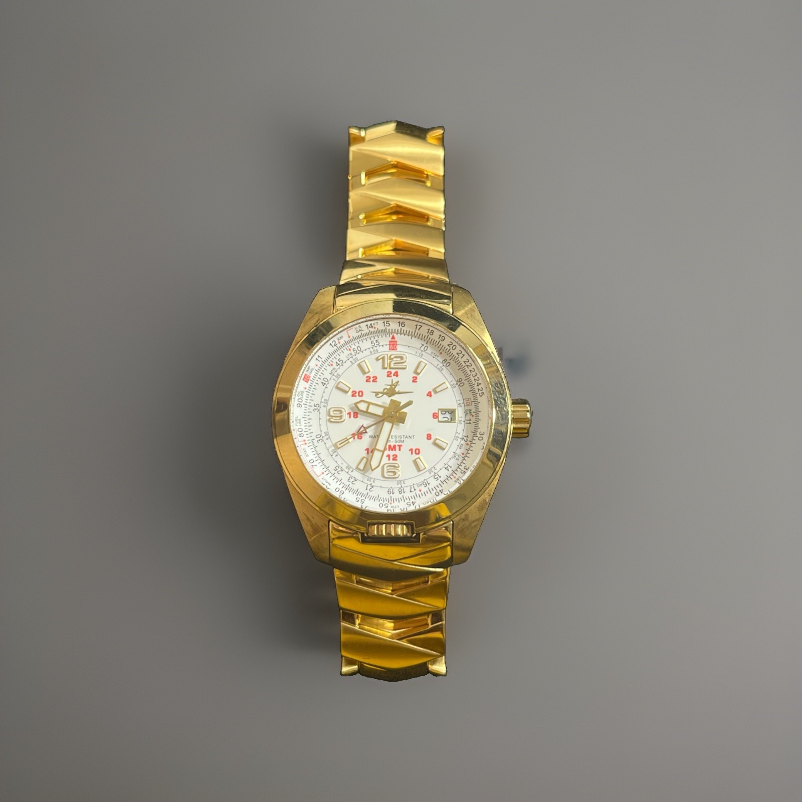 The Abingdon Co. AMELIA Limited Gold Toned Watch In Box & Certificate