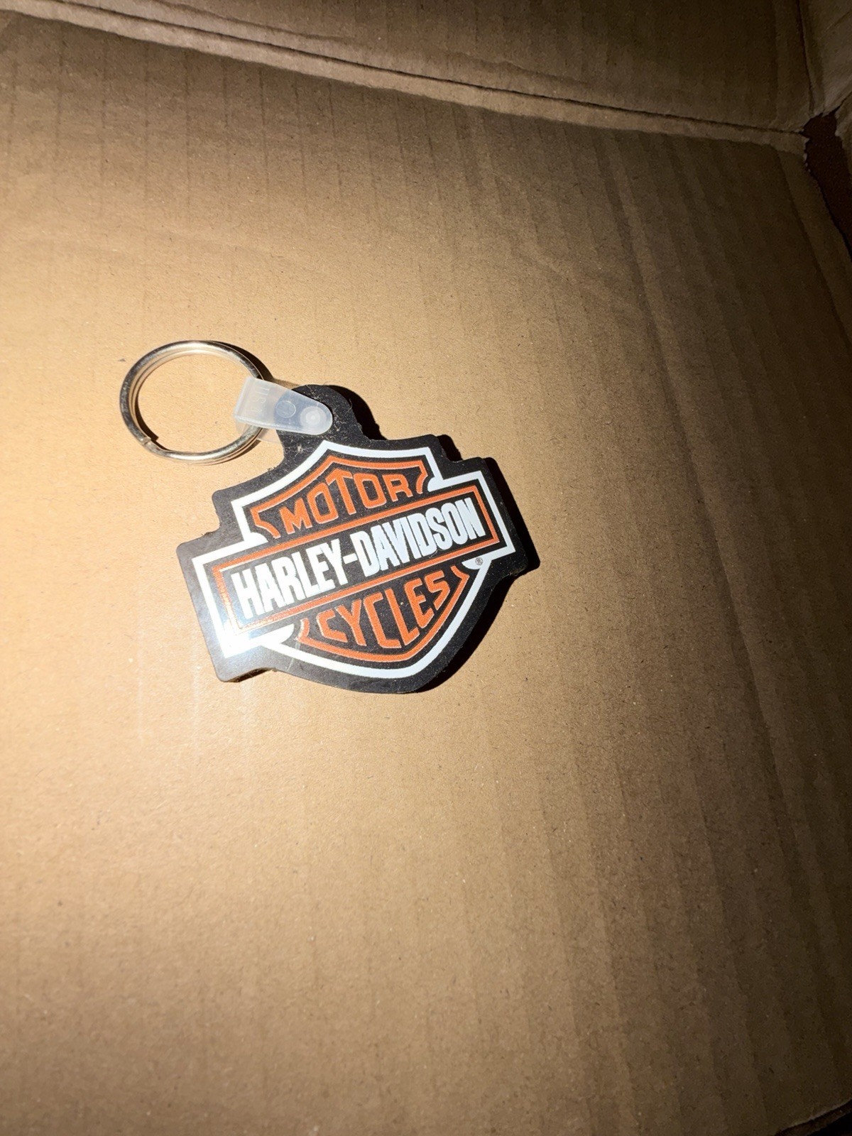 Harley Davidson Motorcycle Rubber Key Ring Keychain Lancaster HD Willow St, Pa