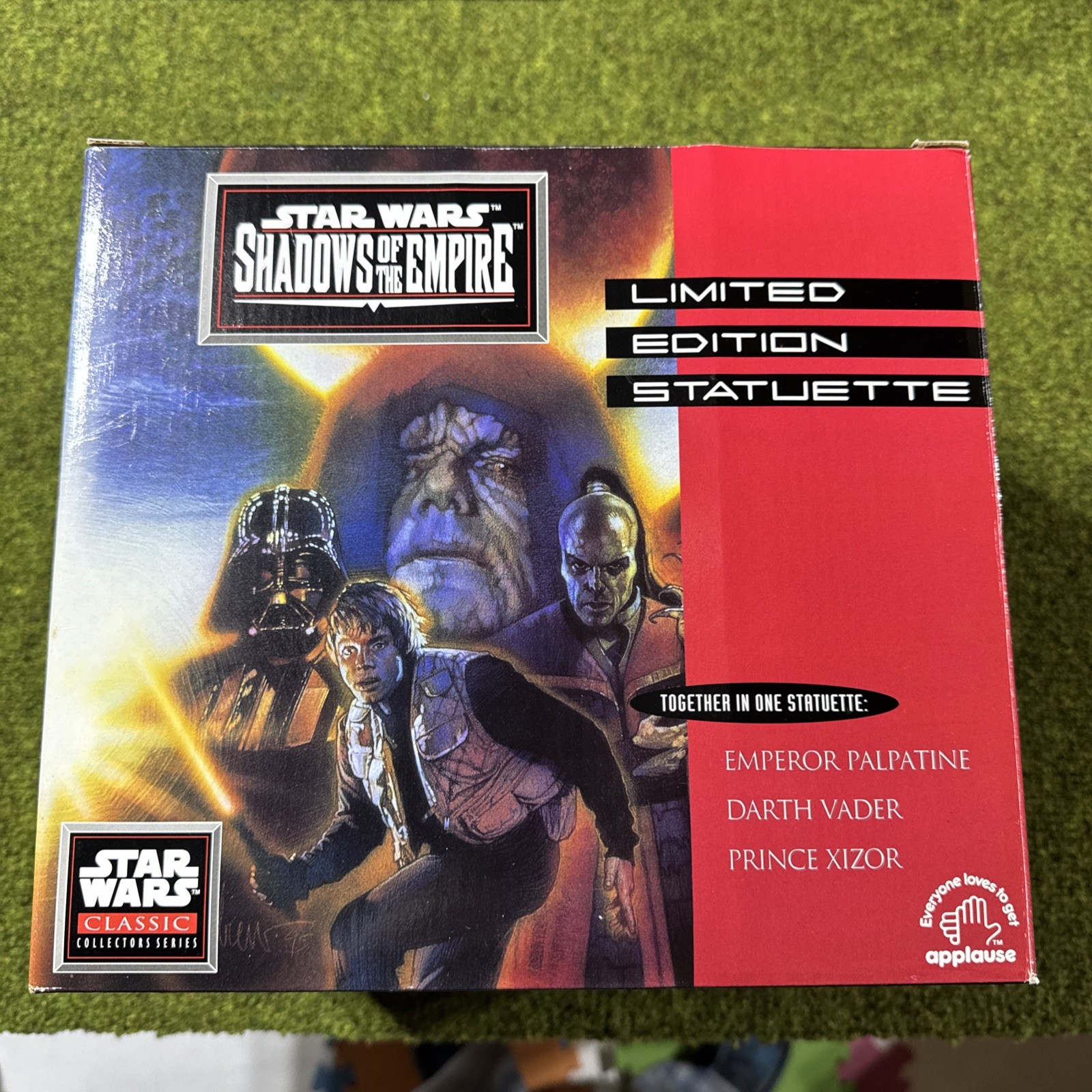 Star Wars Classic PALPATINE VADER XIZOR Statuette Shadows of the Empire Applause