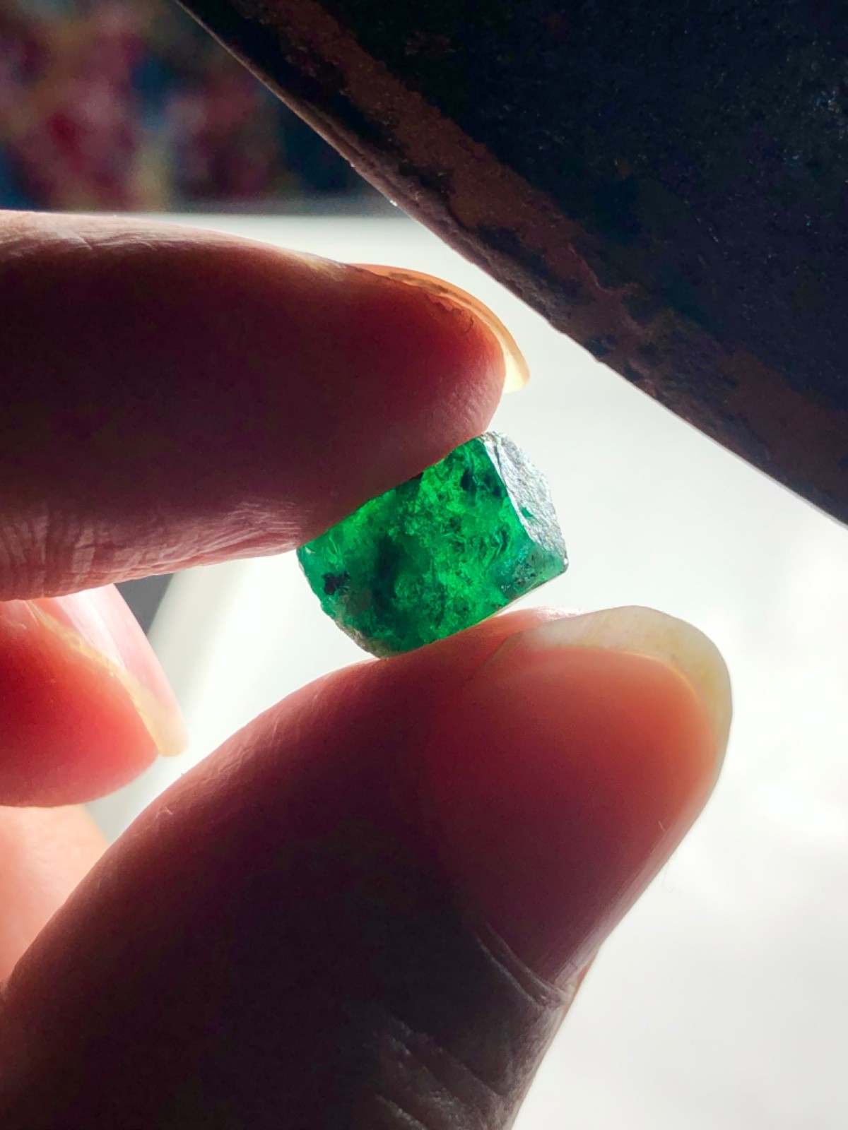 3.20Ct Mindblowing Rough Swat Emerald Natural No Oil Facet Grade Quality From @S