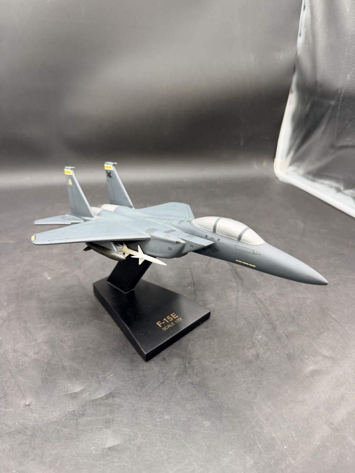 F-15E Strike Eagle Model Plane 1:48 w/ Stand Military Aircraft USAF F-15E Strike Eagle Model Plane 1:48 w/ Stand Military Aircraft USAF