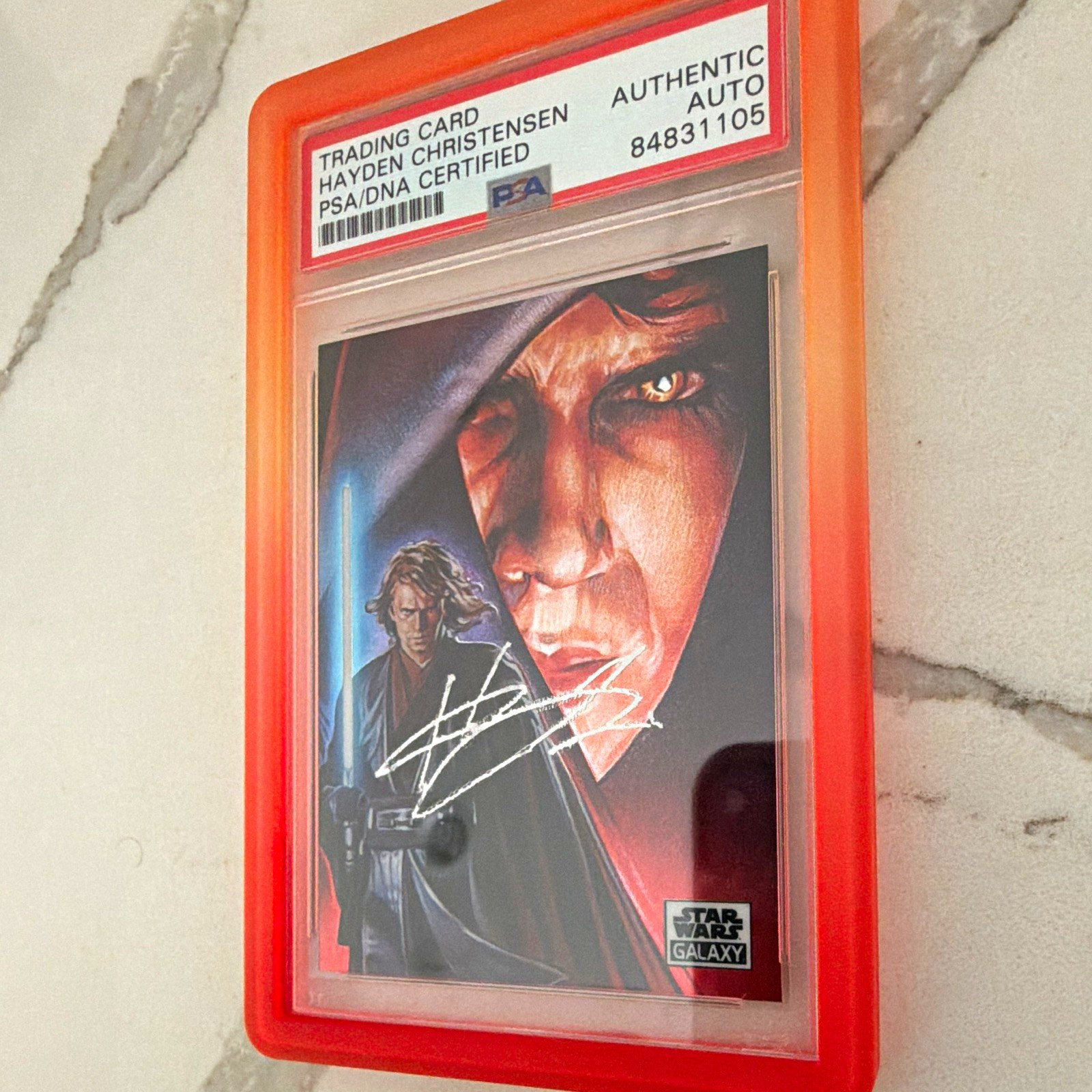 Topps 2005 Star Wars Galaxy Anakin Skywalker #39 Auto PSA/DNA 84831105 Topps 2005 Star Wars Galaxy Anakin Skywalker #39 Auto PSA/DNA 84831105