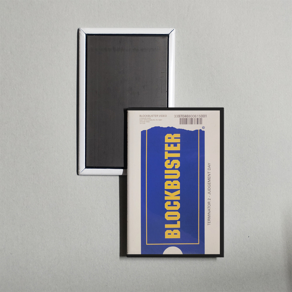 Blockbuster VHS Box Fridge Magnet