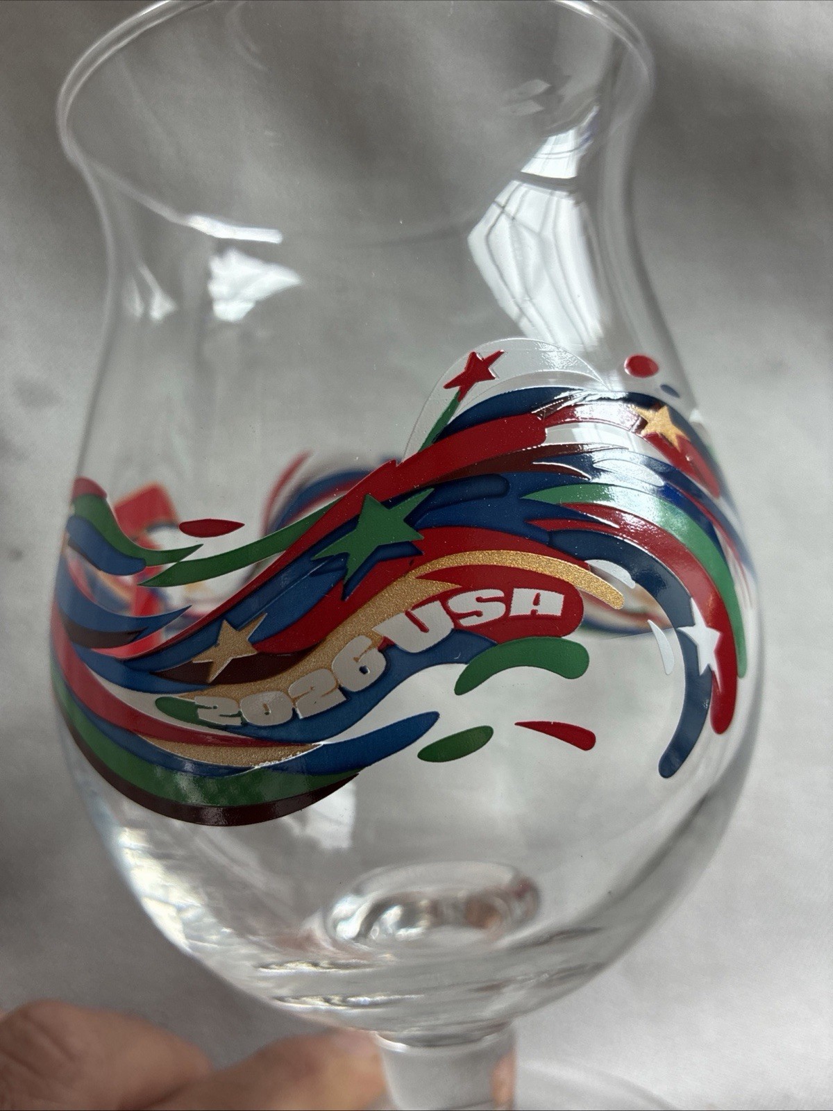 Artist Series Duvel Beer Glass USA 2026 Soccer Fest
