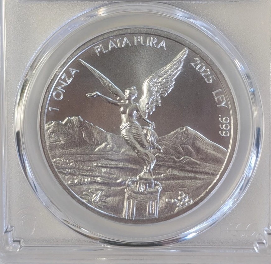 2025 1 oz Mexico SiIver Libertad Onza - .999 Fine