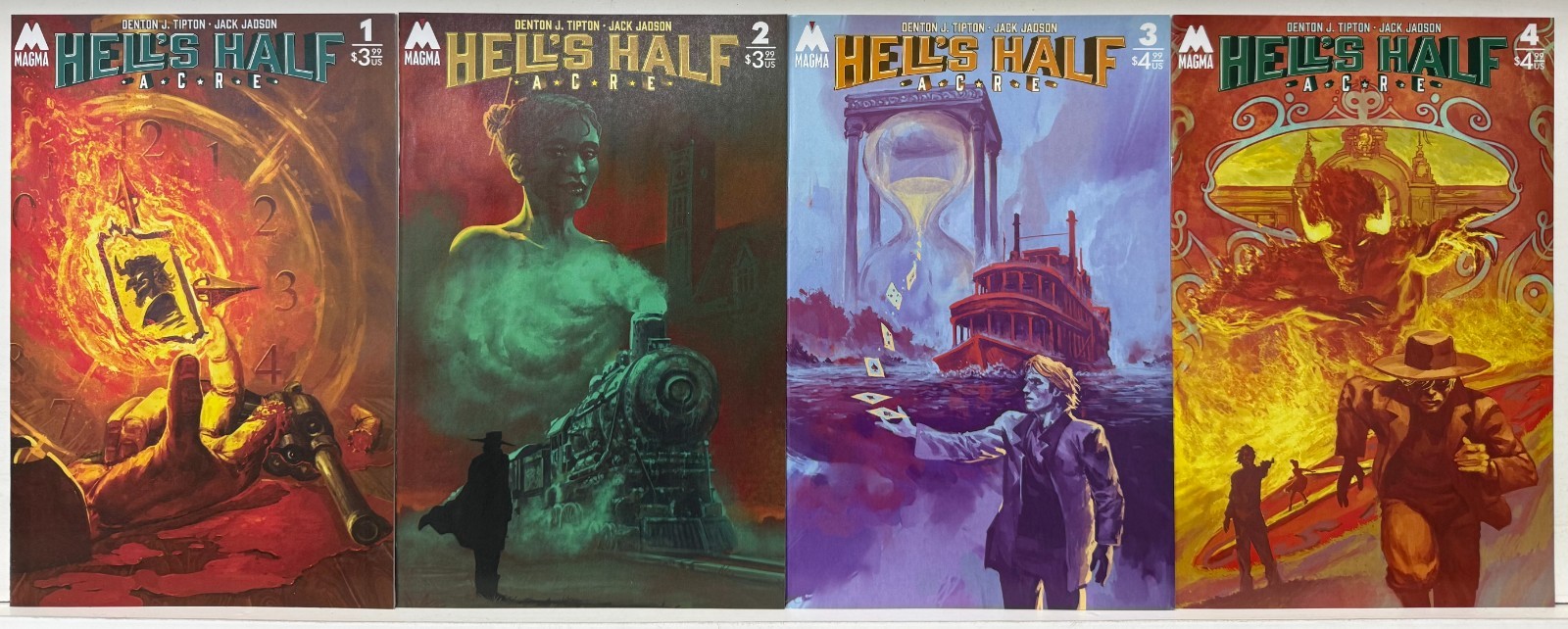 Hell's Half Acre #1-4A Magma Comix Denton J. Tipton Jack Jadson Bagged & Boarded