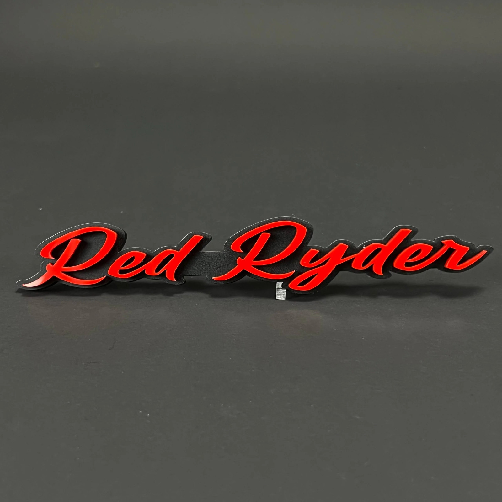 1PC Red Ryder 3D Acrylic Badge - Car Truck Emblem Fender Tailgate Trunk Sticker 1PC Red Ryder 3D Acrylic Badge - Car Truck Emblem Fender Tailgate Trunk Sticker