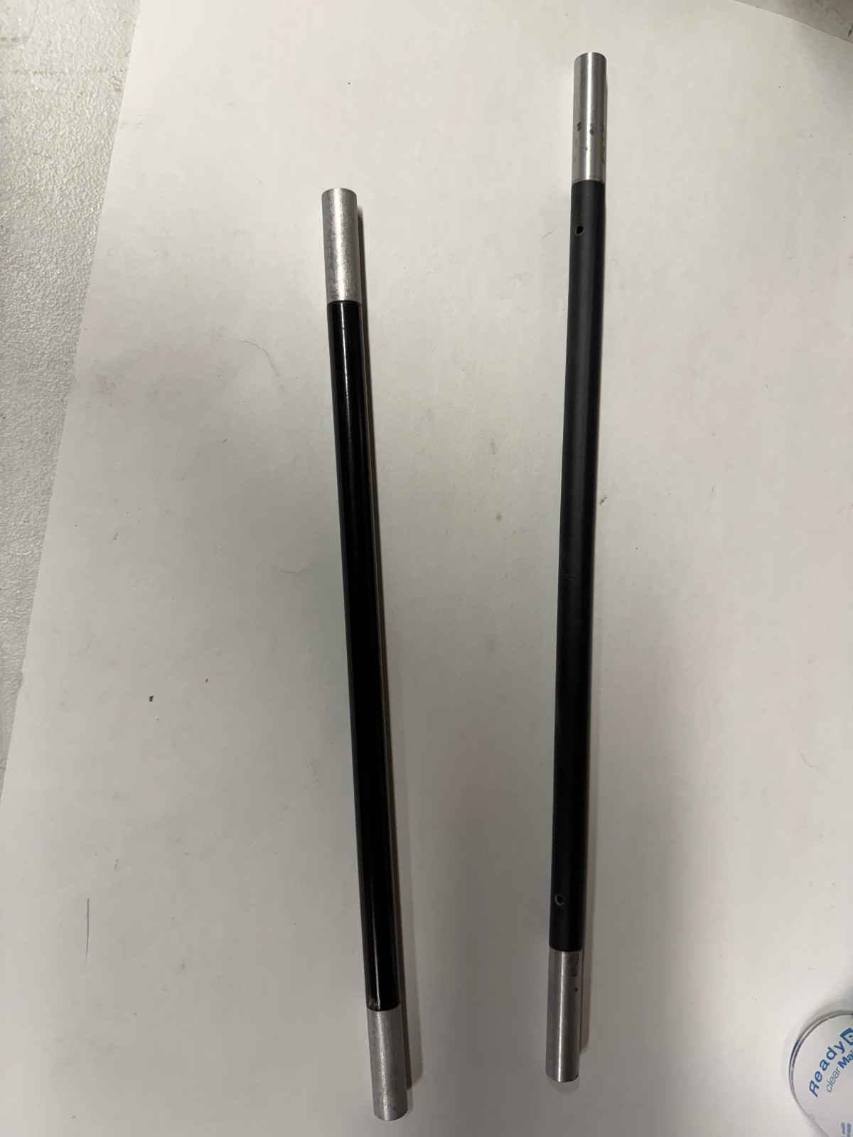 Lot of 2 Vintage Metal Magician Wands - Flash Bang Wand & Deluxe Rising Wand