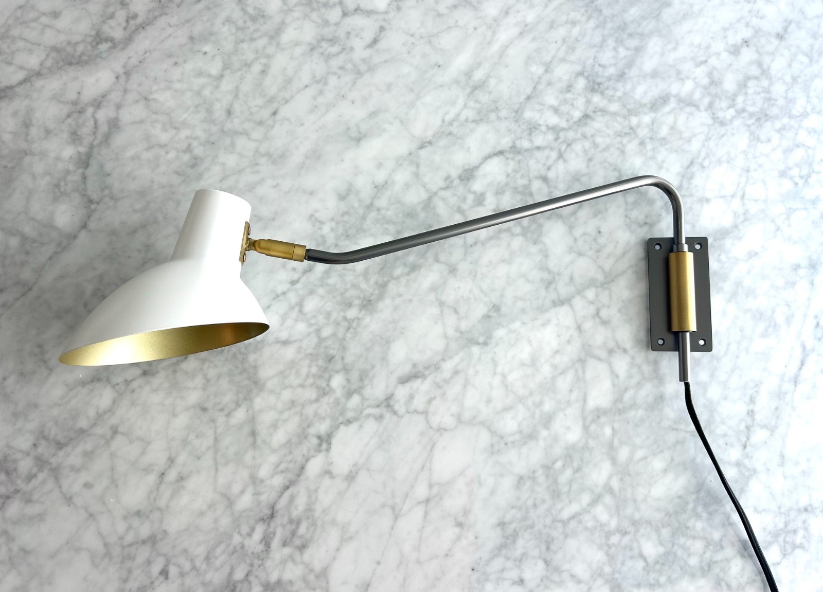 Mid Century Modern Style NOVA of California SWING Wall Mount Plug In LAMP Light