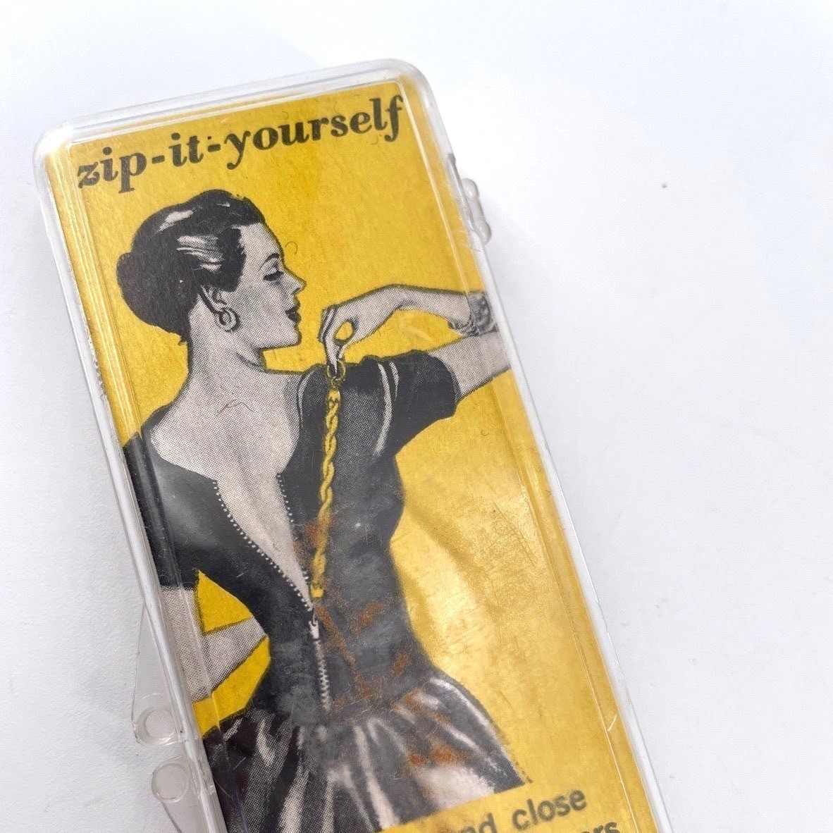 Vintage David Traum Zip-It-Yourself Back Zipper Pull Aid Mid Century Tool USA