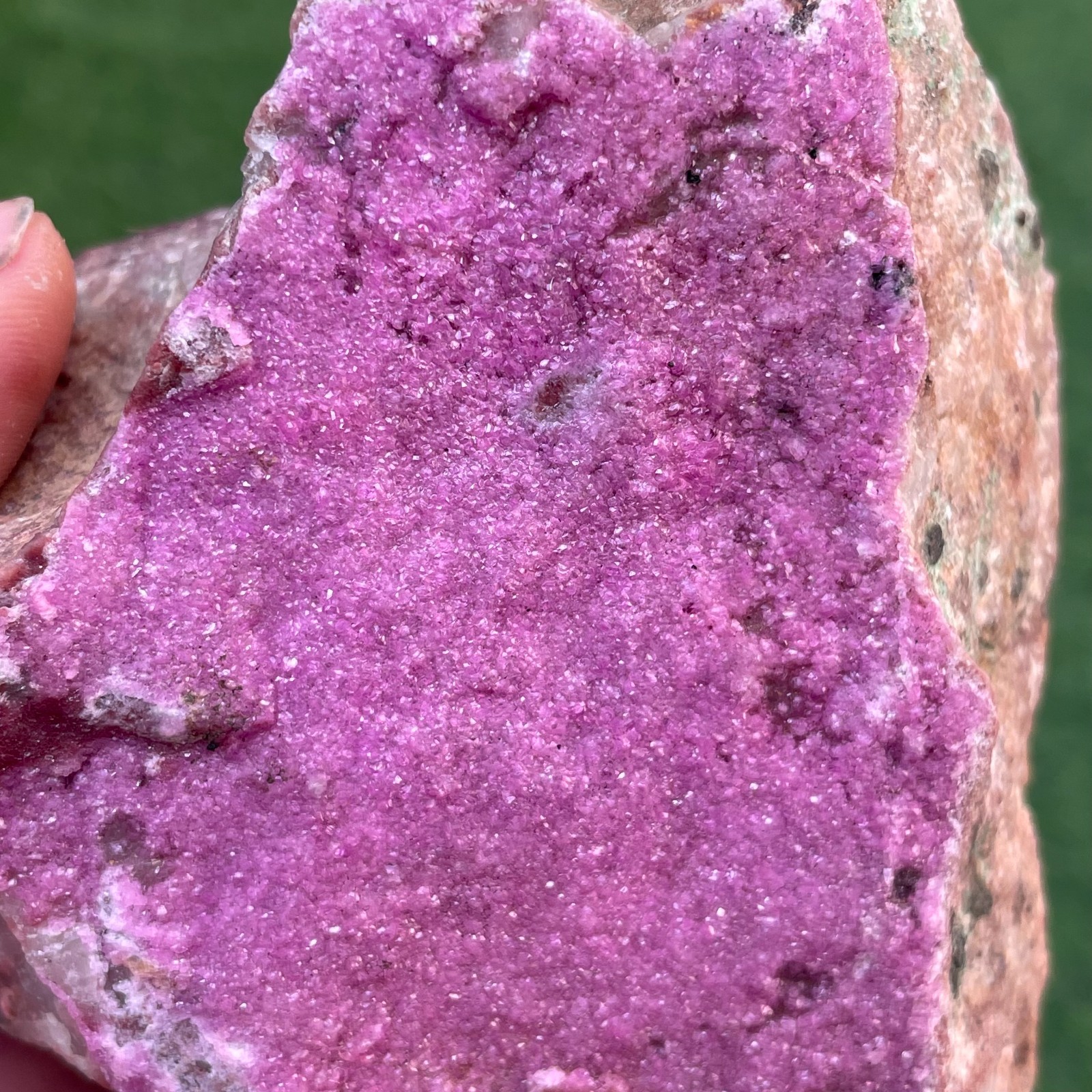480g Rare Natural Purple Pink Cobalt CobaltoCalcite Raw Mineral Specimen Healing