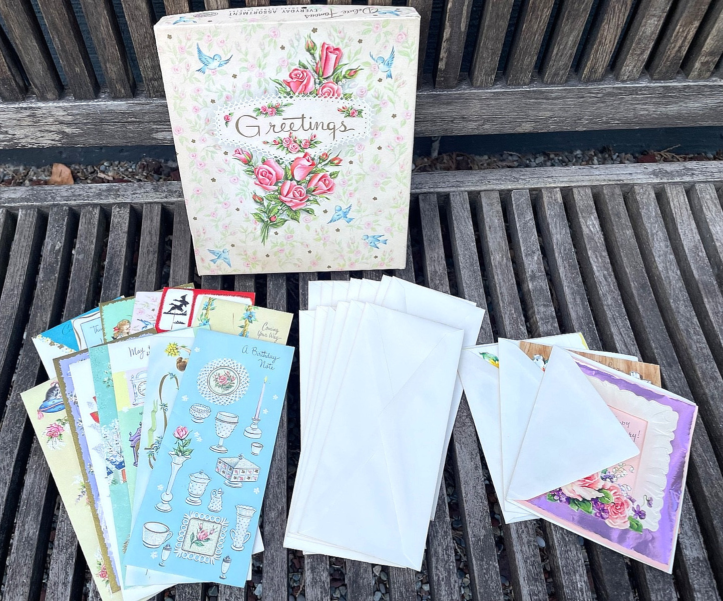 16 Vintage Greeting Cards MCM 1960\'s All New Never Used Made in USA Occasions