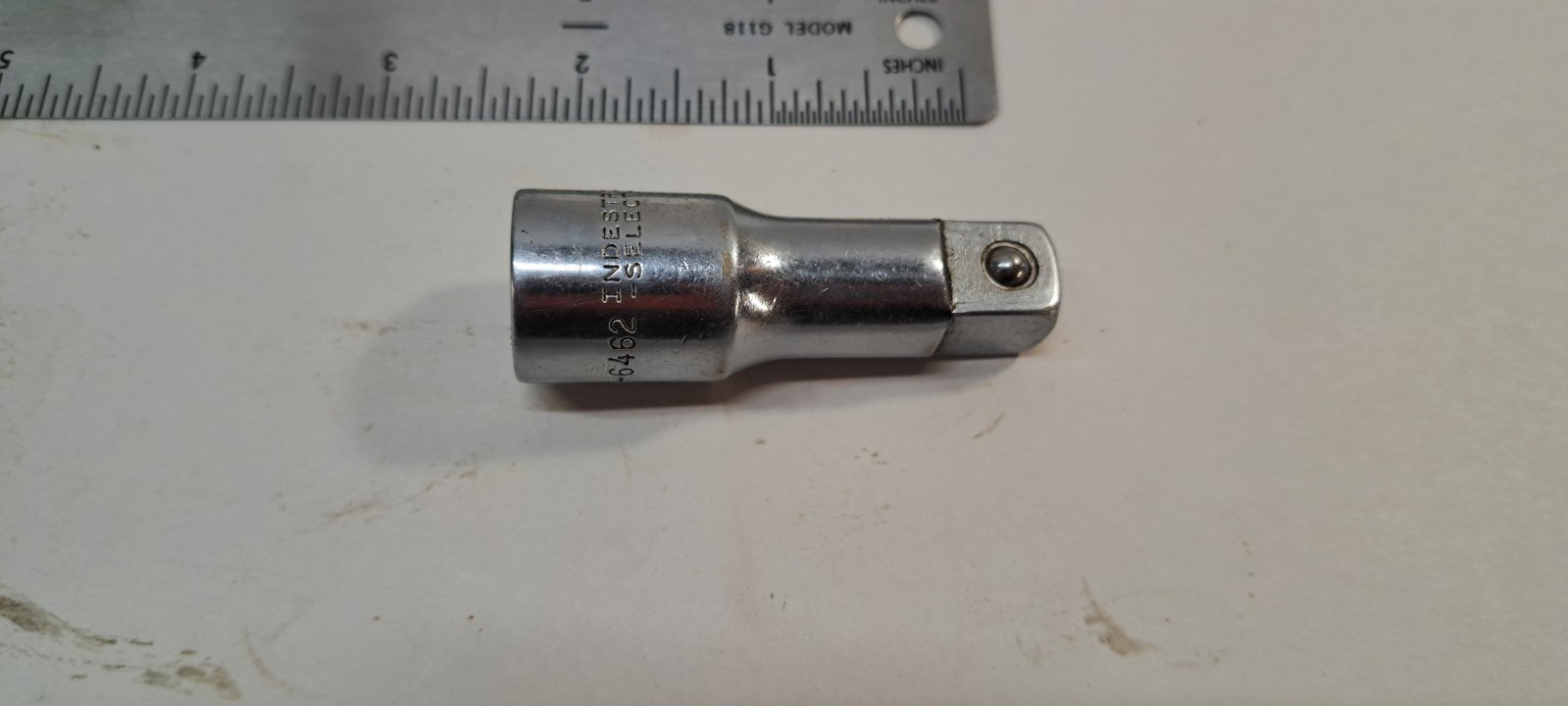 INDESTRO SELECT TOOLS 1/2” DRIVE SOCKET EXTENSION, 2” LONG, 6462, USA INDESTRO SELECT TOOLS 1/2” DRIVE SOCKET EXTENSION, 2” LONG, 6462, USA