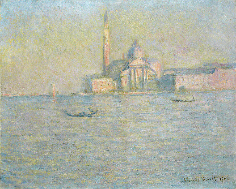 Hand-painted Oil Painting Claude Monet - San Giorggio Maggiore (1908)