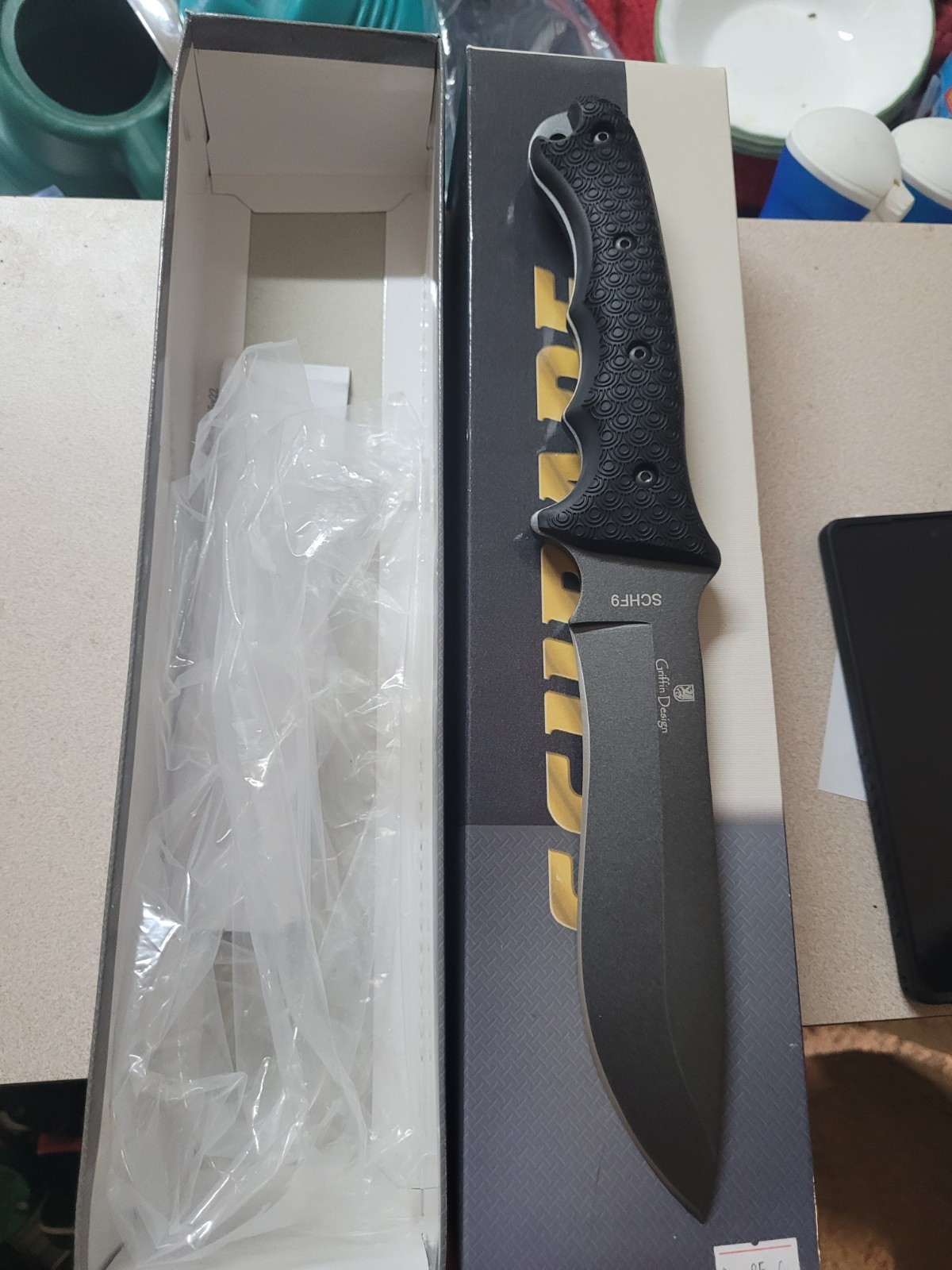 Schrade SCHF9N Griffin Design 6\ Schrade SCHF9N Griffin Design 6\