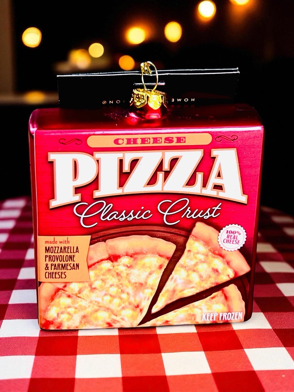 Robert Stanley Pizza Box Glass Ornament Hobby Lobby Foodie HL 9195174 2018