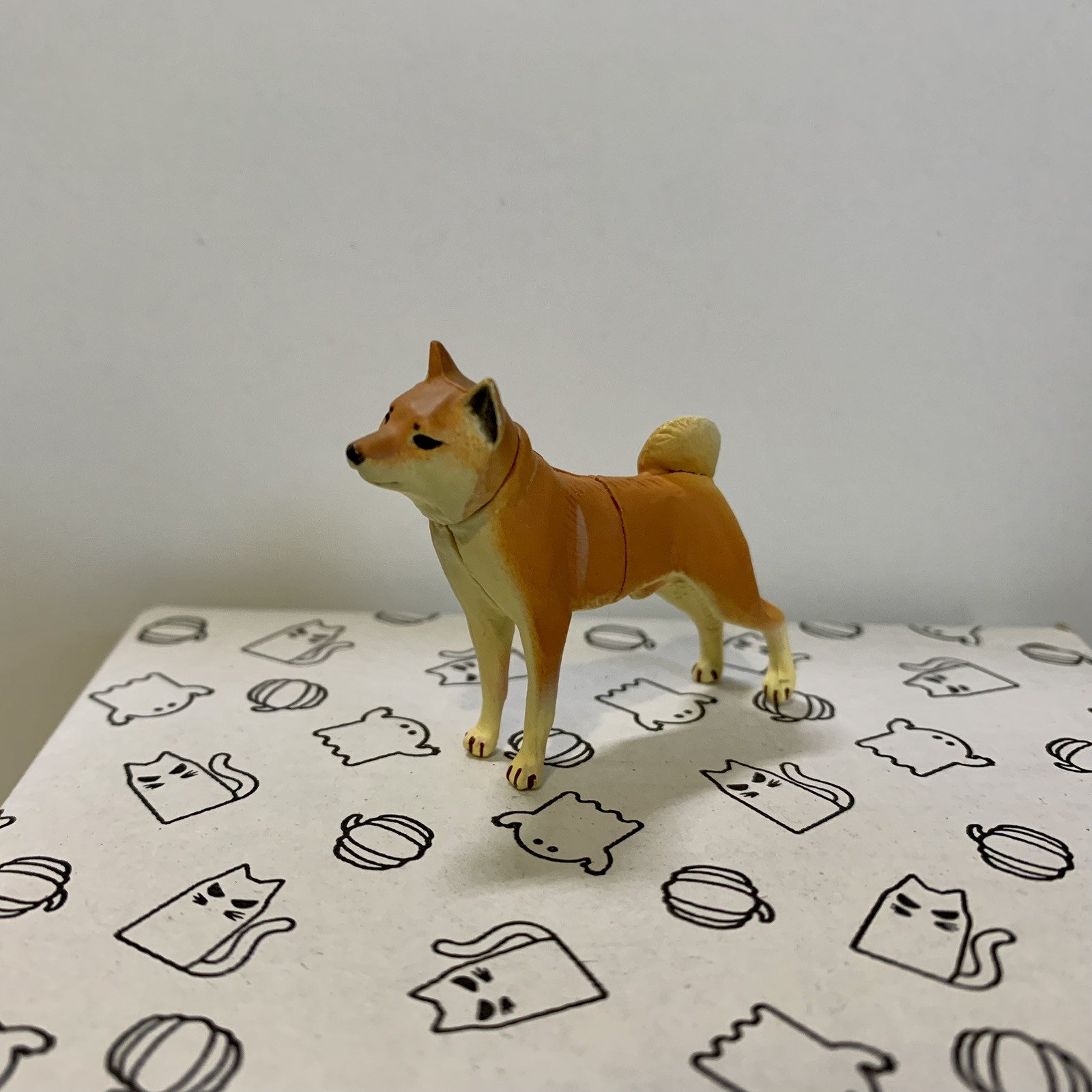 Kaiyodo Furuta ChocoQ Red Shiba Inu Dog Puzzle Figure Japan