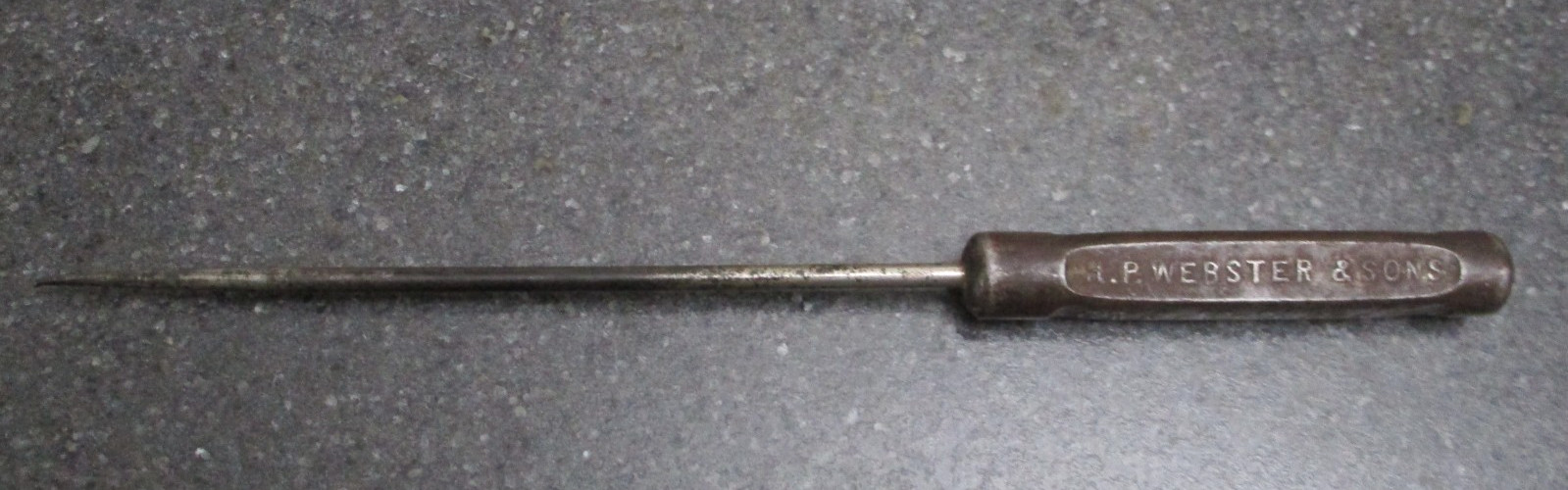VINTAGE ICE PICK ALL METAL 9 1/2\