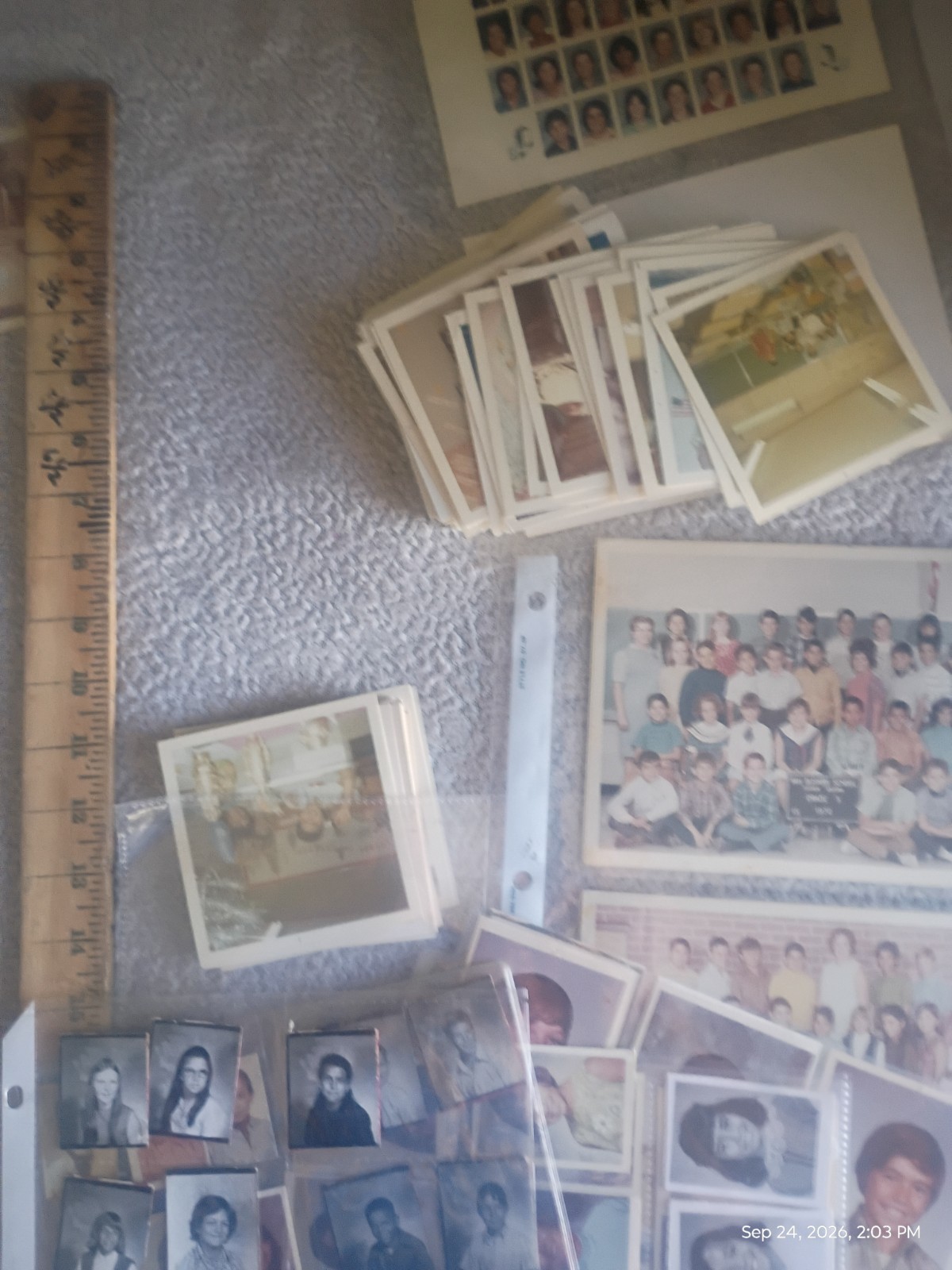 Massive Archive 217 Vintage School Photos 1970-79 Ephemera B&W Playground Lot