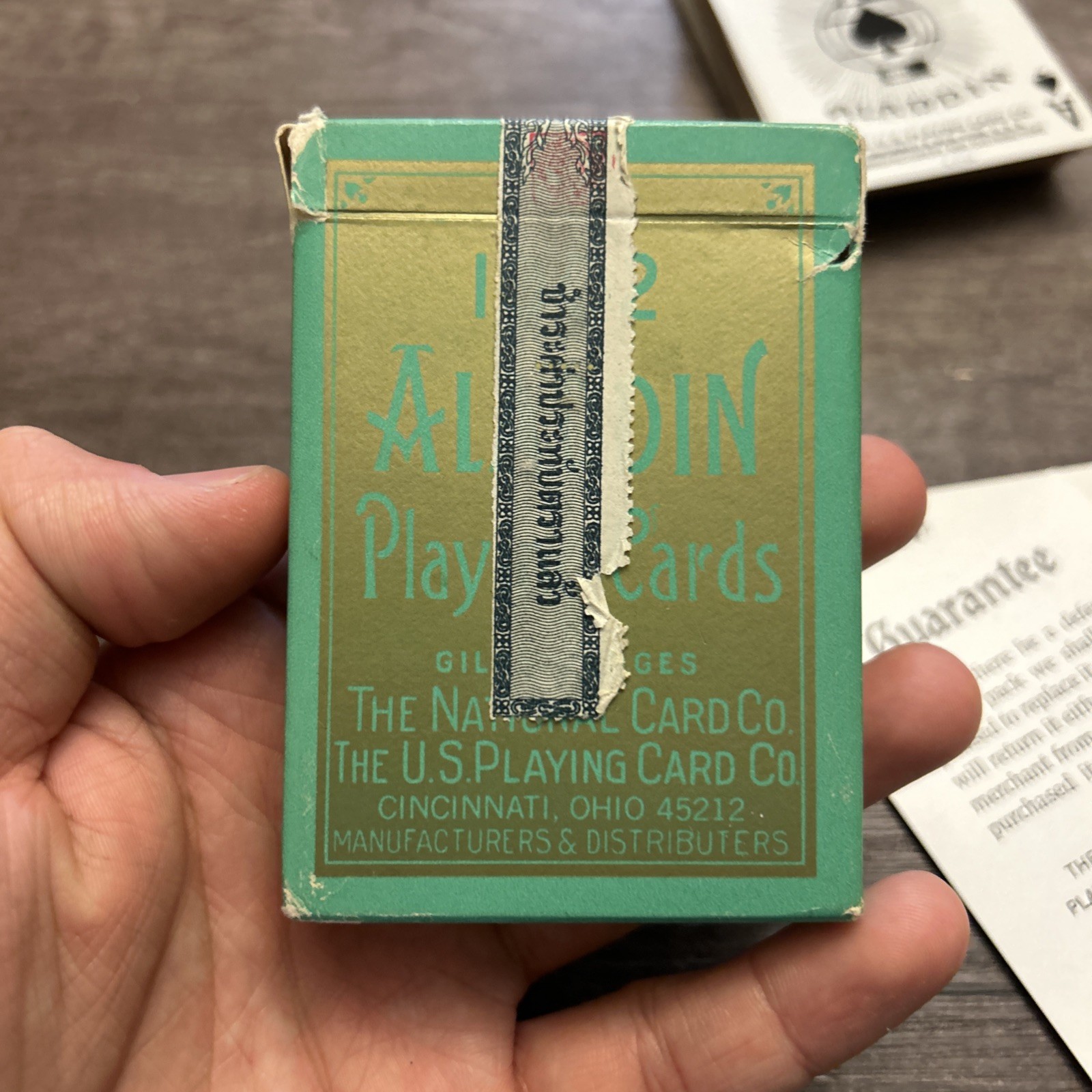 Vintage Aladdin 1002 Playing Card Deck Thailand Casino?