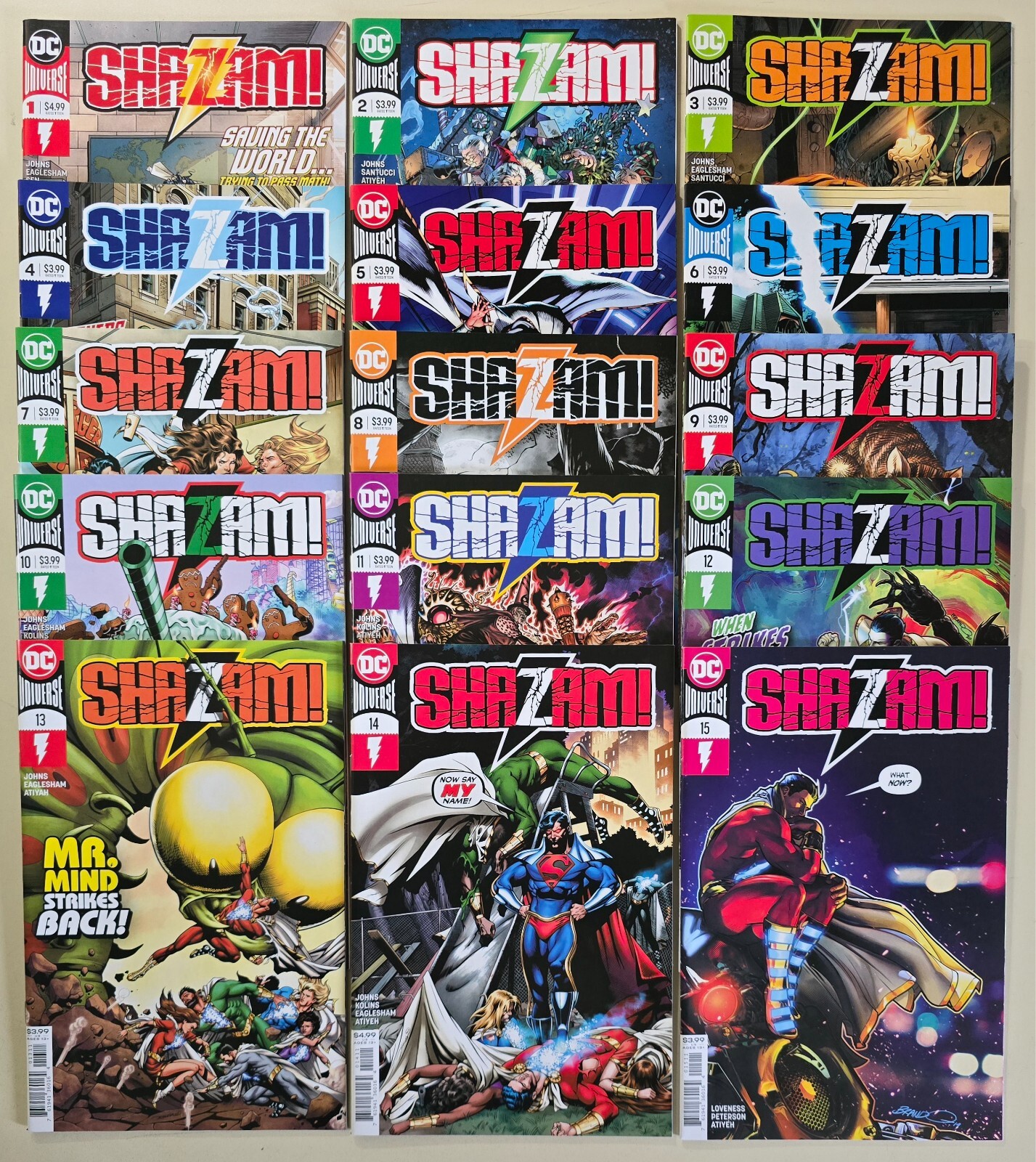 SHAZAM DC Universe #1-15 COMPLETE SERIES Modern Age Comic Lot-15