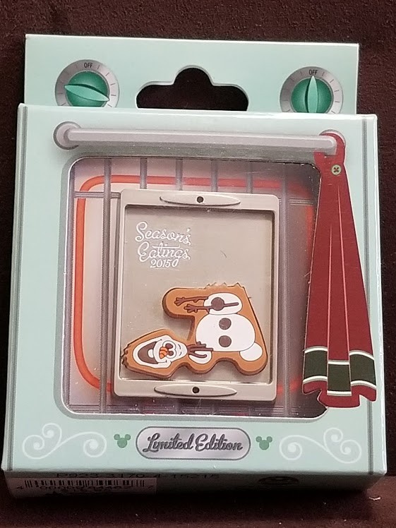 Disney Pin OLAF FROZEN Gingerbread Cookie Seasons Eatings LE4500 Vintage 2015