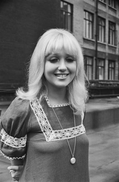 English Singer And Actress Adrienne Posta Uk 20Th July 1972 Old Photo