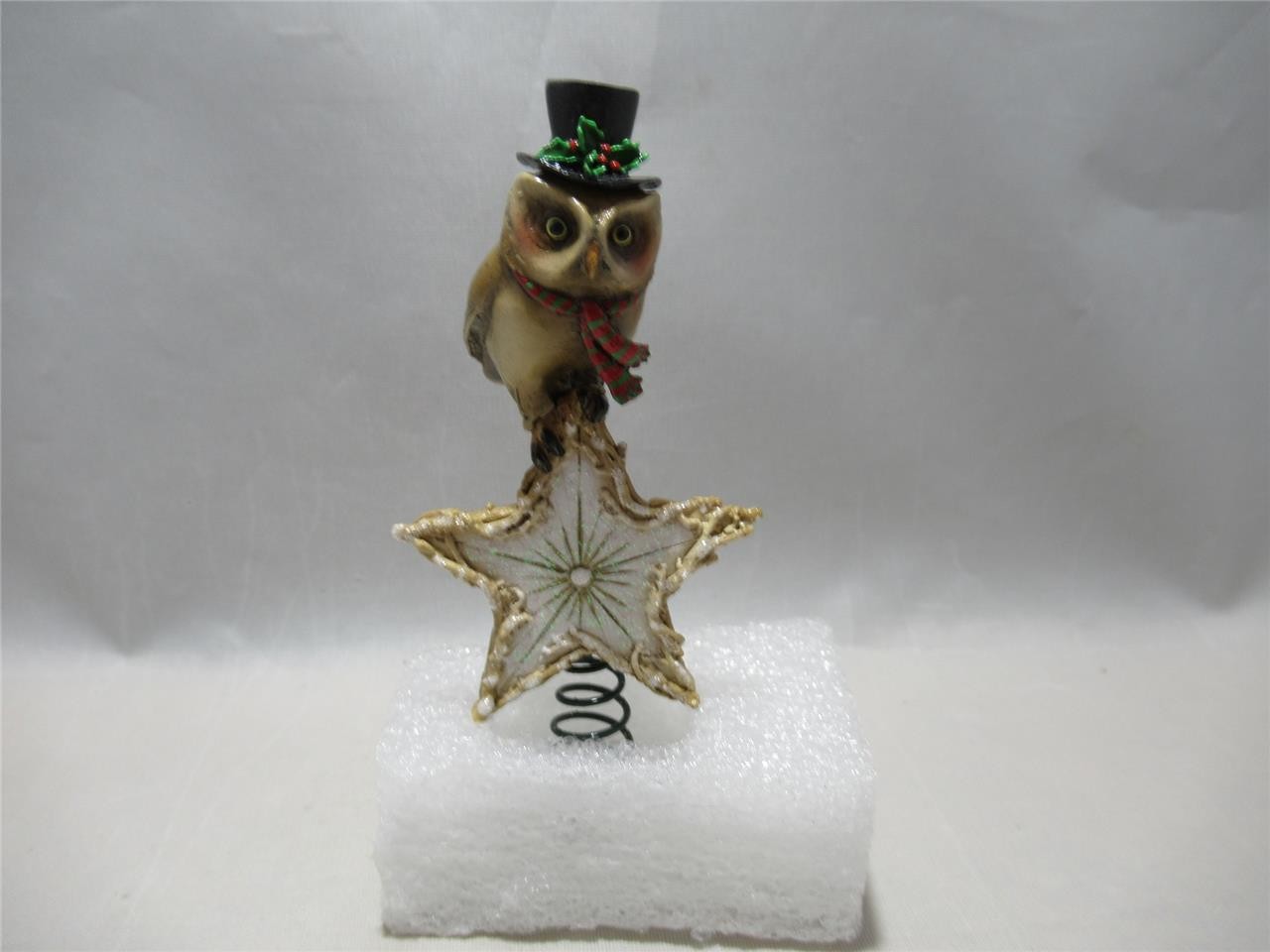 Wee Forest Folk Hooting Star Owl Tree Topper - Retired - Christmas WFF